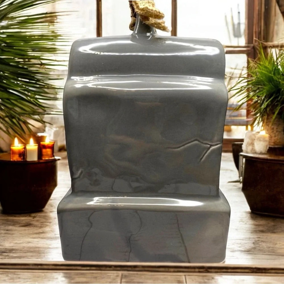 NWT RAE DUNN Tombstone Nine Lives Bird House & Feeder - Picture 4 of 6